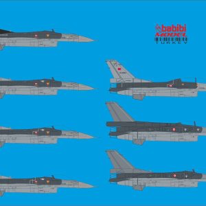 F-16 SoloTürk 2 nd &3 th Planes and Wolf SQ. Full Set